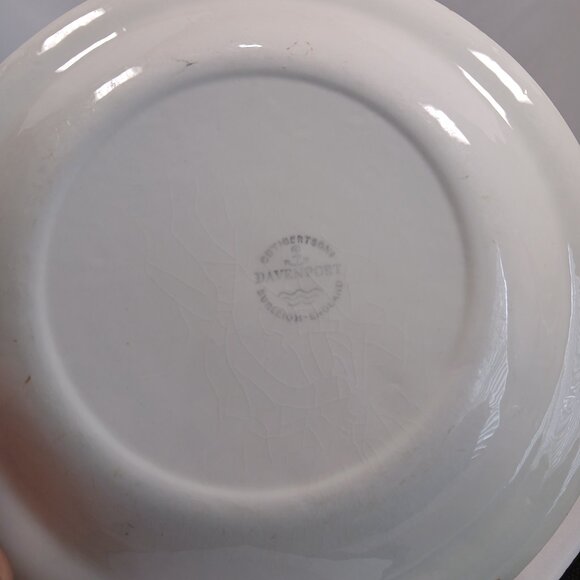 Cuthbertson's Burleigh Davenport Set Of Strawberry Grape Leaf White Dinnerware - Picture 3 of 3
